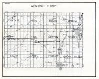 Winnebago County Map, Iowa State Atlas 1930c